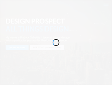 Tablet Screenshot of designprospect.com